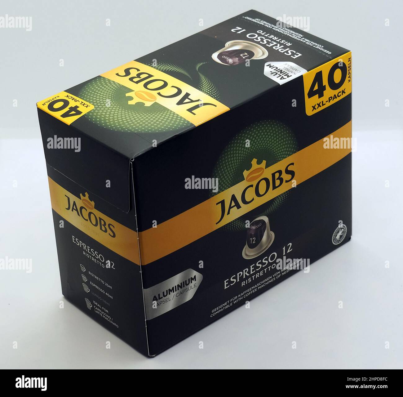 Jacobs espresso ristretto Compatible Tassimo Coffee Capsules Box 16 Drinks