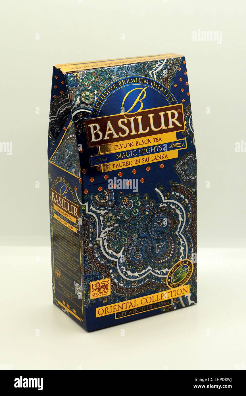 Basilur premium Ceylon Tea, Srí Lanka, Asia Stock Photo - Alamy