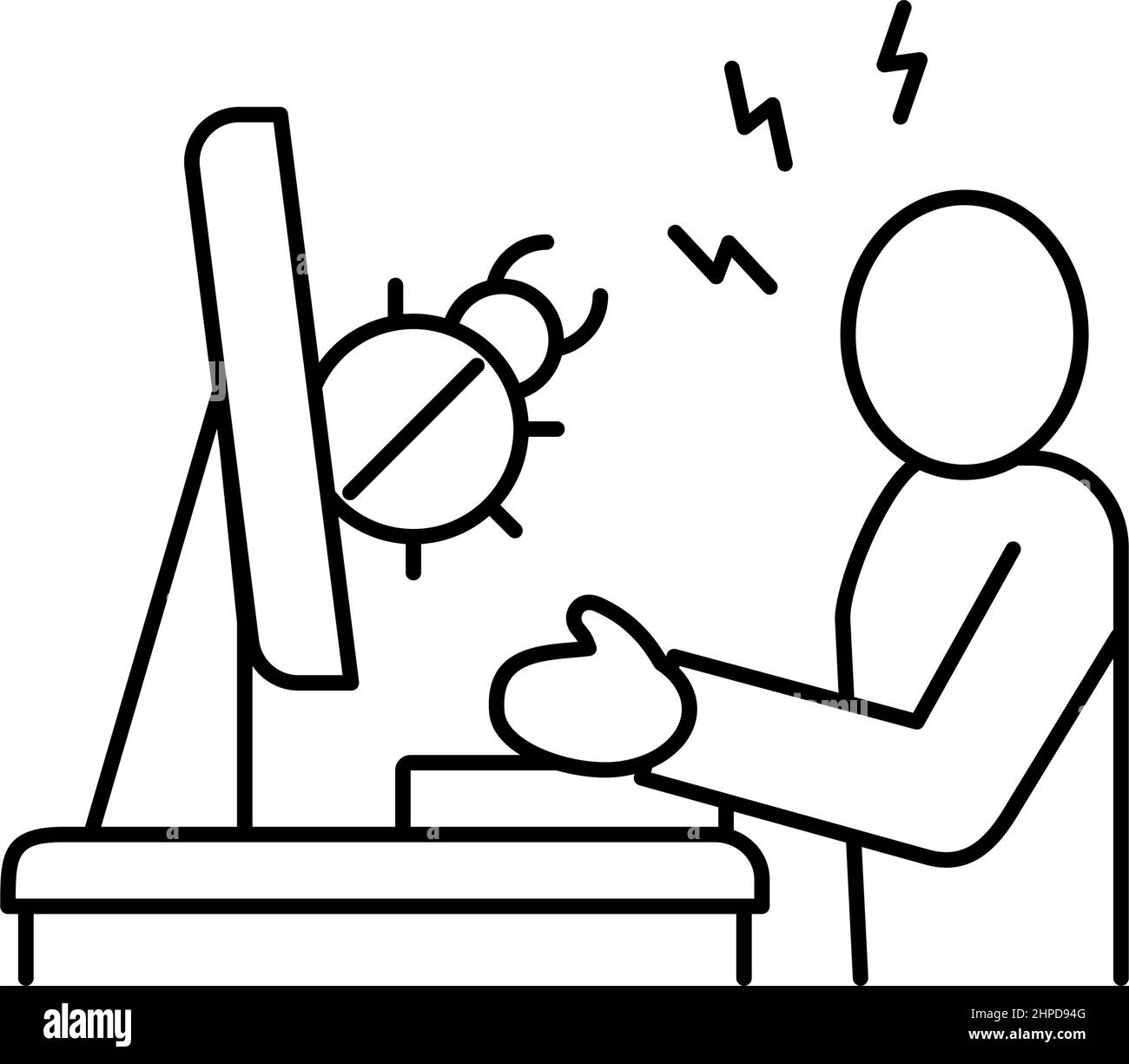 Debugging sign Black and White Stock Photos & Images - Alamy