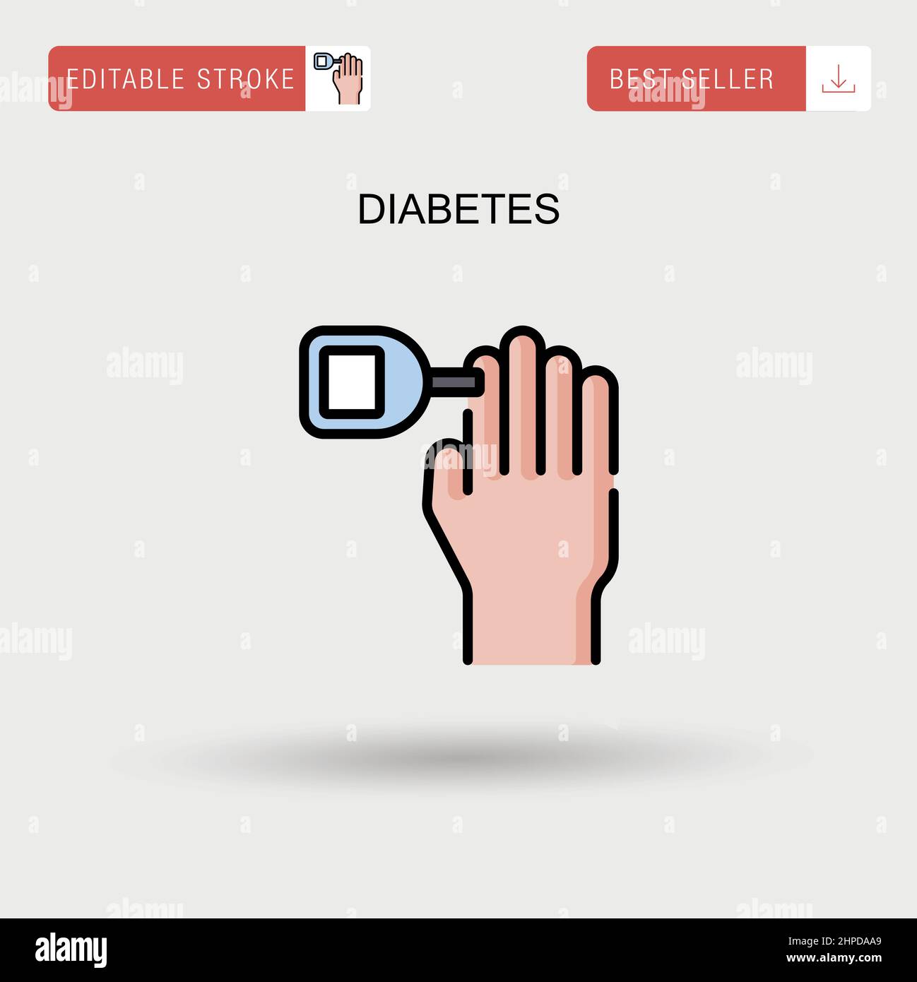 Diabetes patient Stock Vector Images Alamy