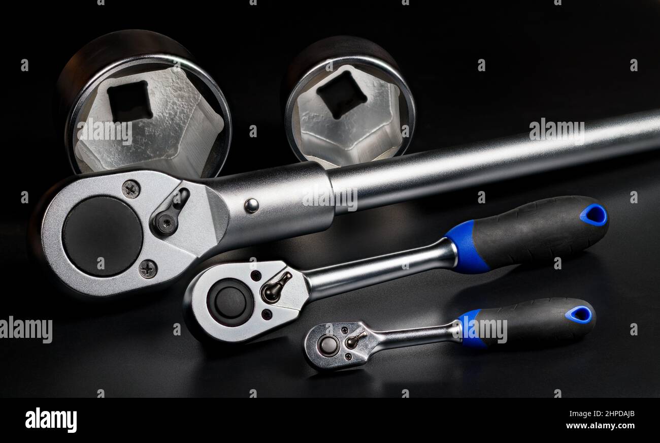 Spanner wrench socket tool instrument diy engineering hi res stock