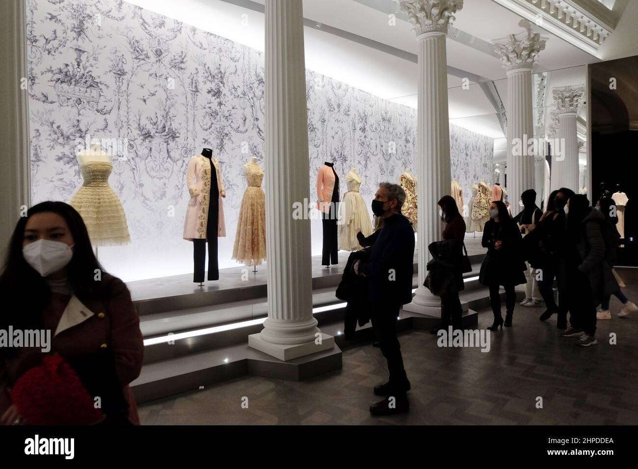christian dior designer of dreams exhibit brooklyn museum 2022 Stock