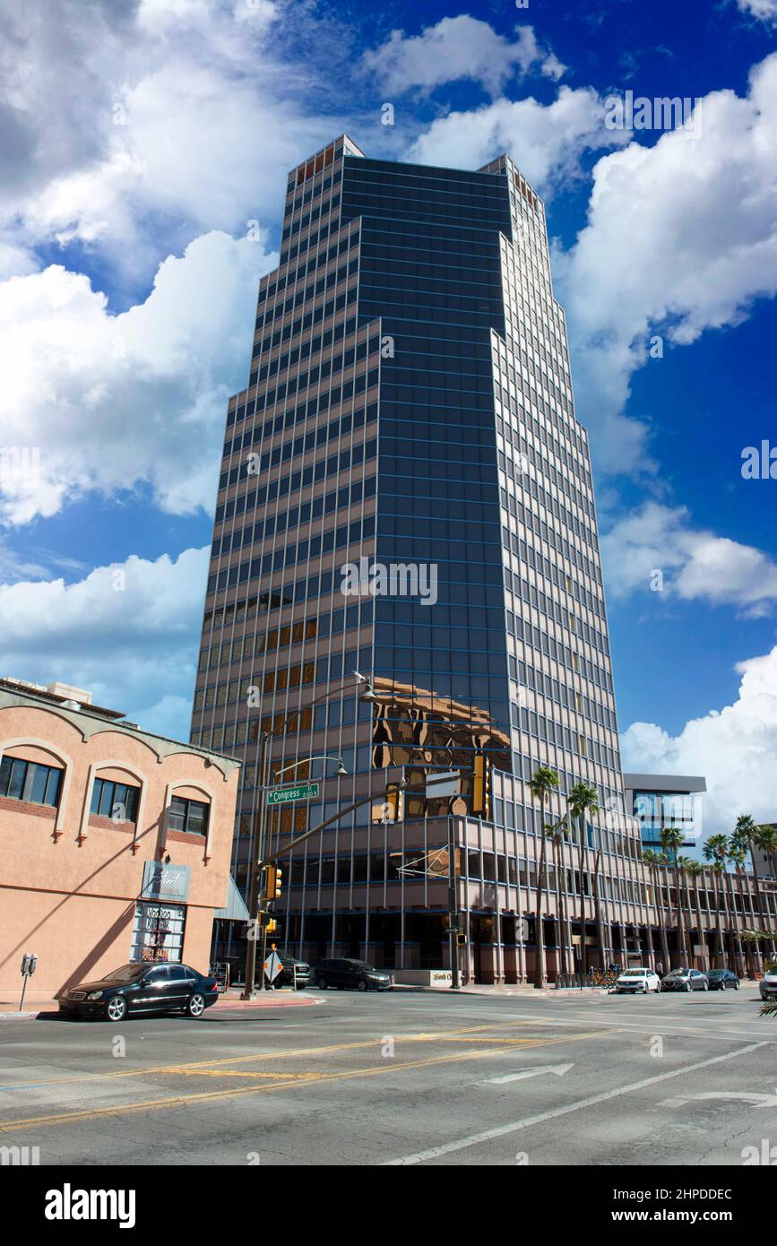 1 South Church Street skyscraper in downtown Tucson AZ Stock Photo