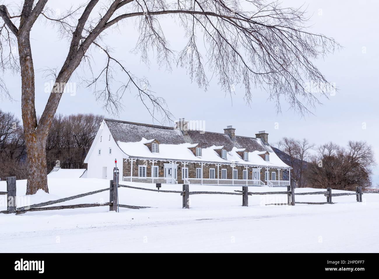 The old farm where are the administration of the CapTourmente National