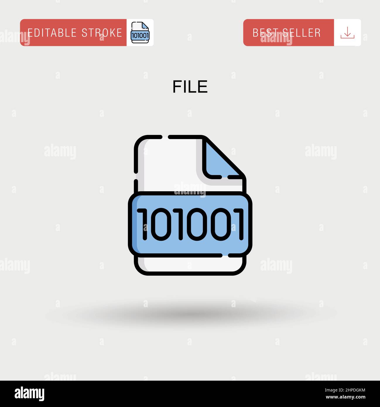 File Simple vector icon Stock Vector Image & Art - Alamy