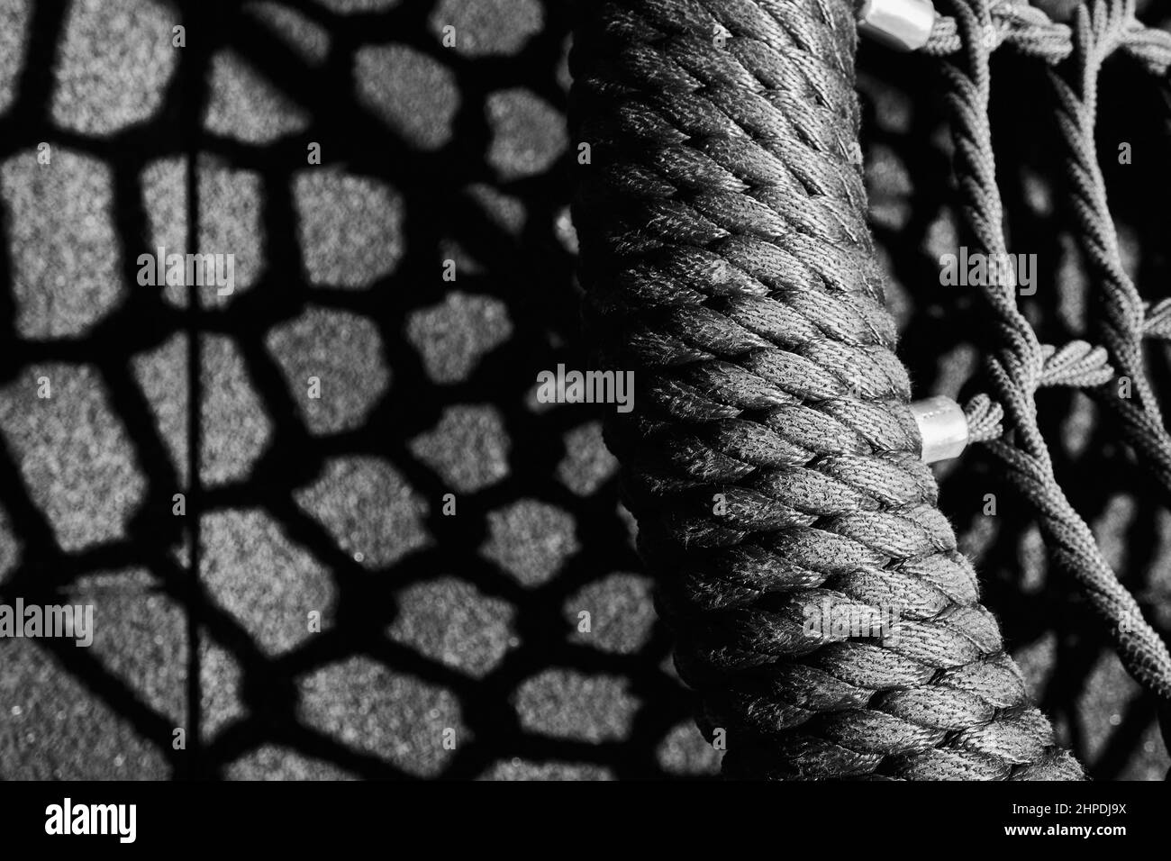 Shadownet Texture Monochromatic abstract image of shadows of a net Stock Photo - Alamy
