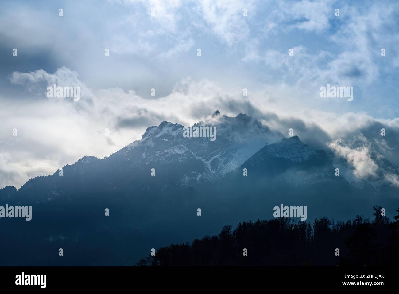 Mount Pilatus - Lucerne, Switzerland Stock Photo