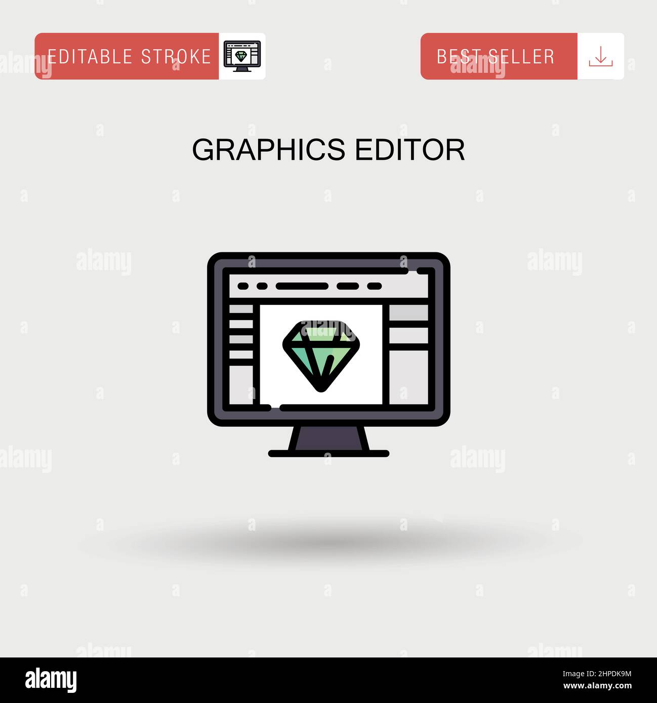 Illustrator vector graphics editor Stock Vector Images - Alamy