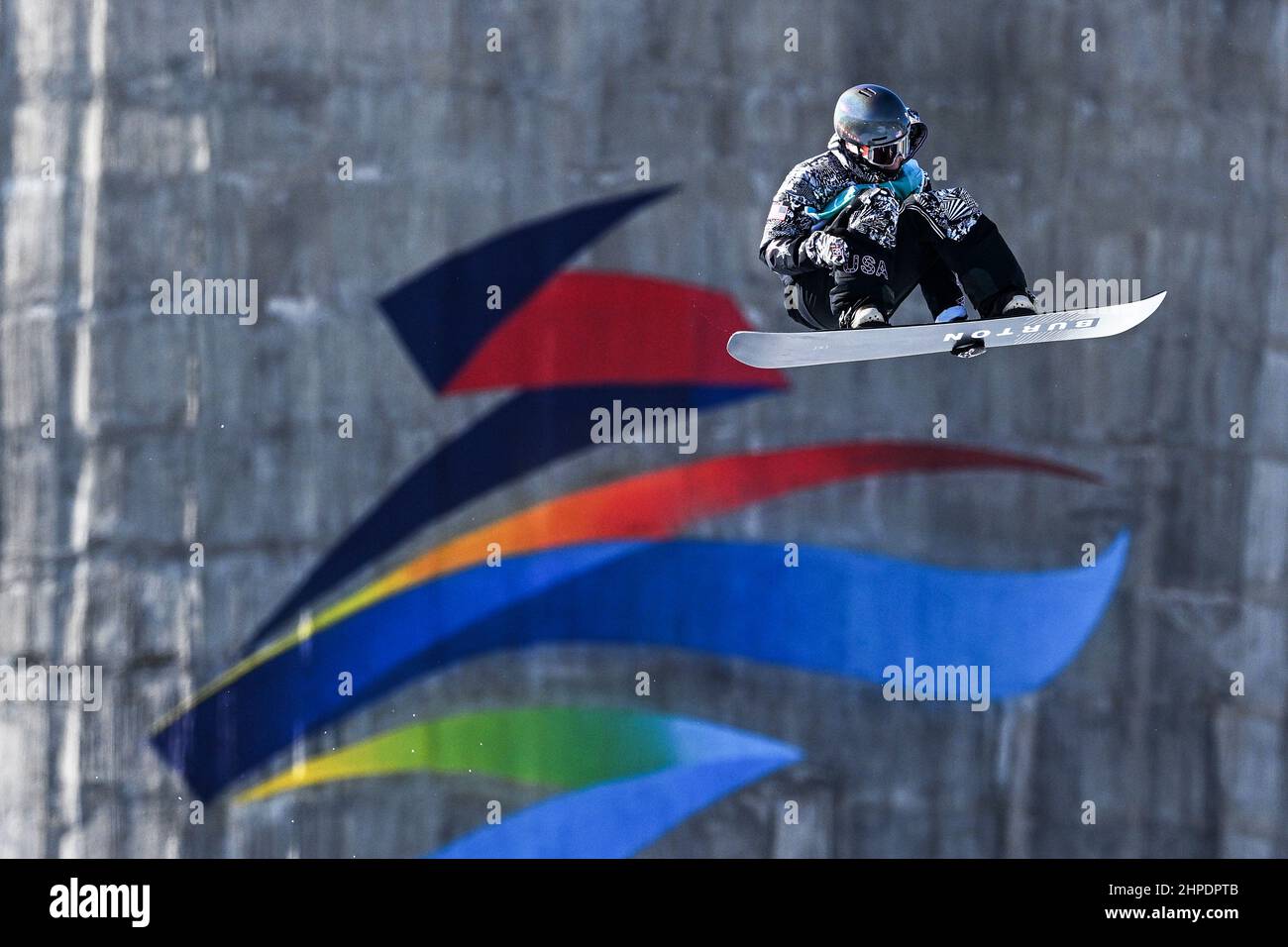Mens snowboard big air qualification hires stock photography and