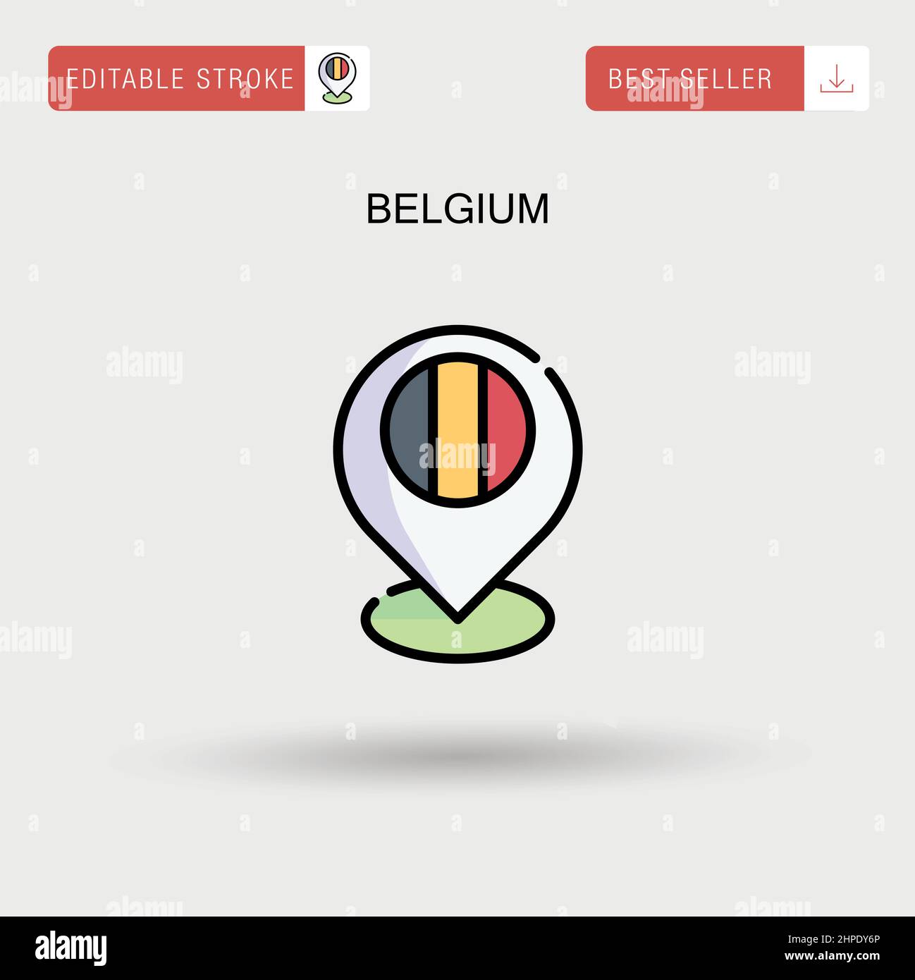 Old map of belgium Stock Vector Images - Alamy