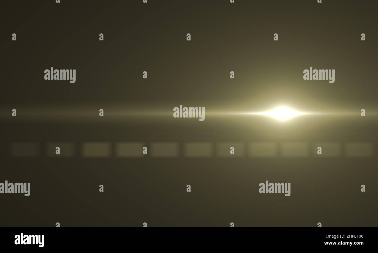 Lens Flare light over background. Easy to add overlay or screen filter