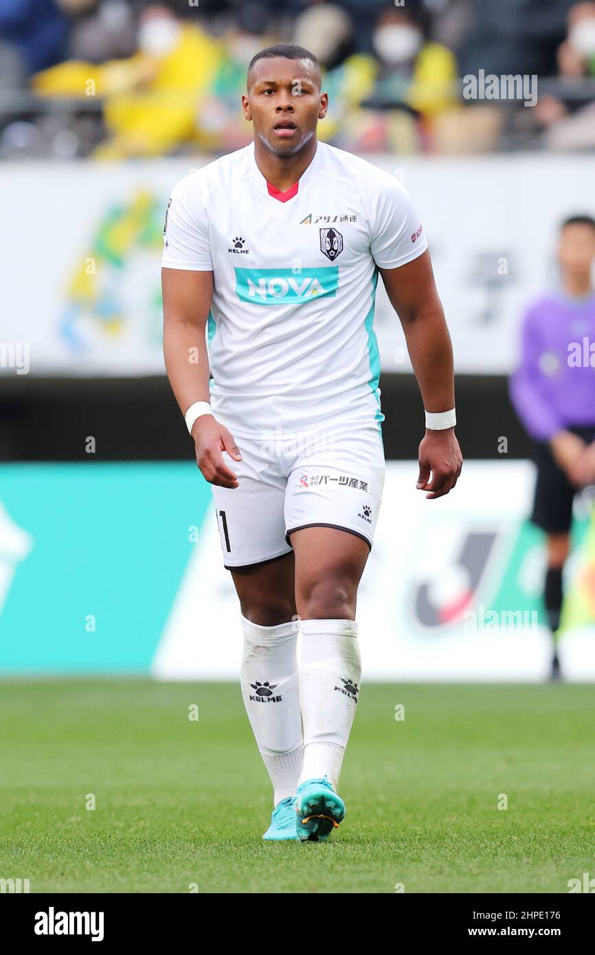 Chiba Japan 19th Feb 22 Brenner Grulla Football Soccer 22 J2 League Match Between Jef United Chiba 0 1 Iwate Grulla Morioka At Fukuda Denshi Arena In Chiba Japan Credit Naoki Nishimura Aflo
