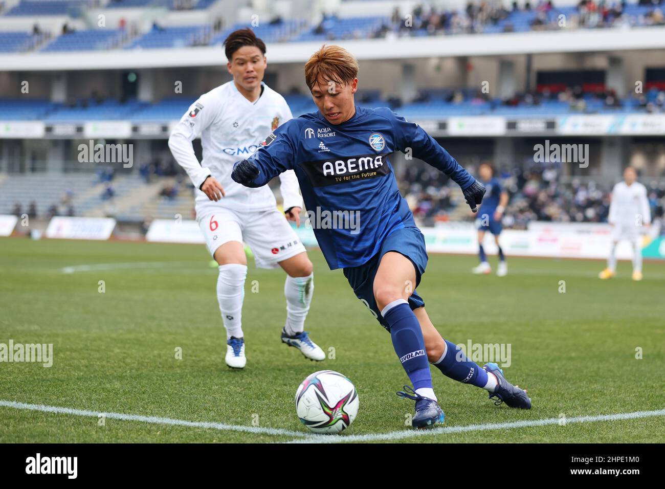 Tokyo Japan th Feb 22 Leo Takae Zelvia Football Soccer 22 J2 League Match Between Fc Machida Zelvia 0 0 Fc Ryukyu At Machida Gion Stadium In Tokyo Japan Credit Naoki Morita Aflo