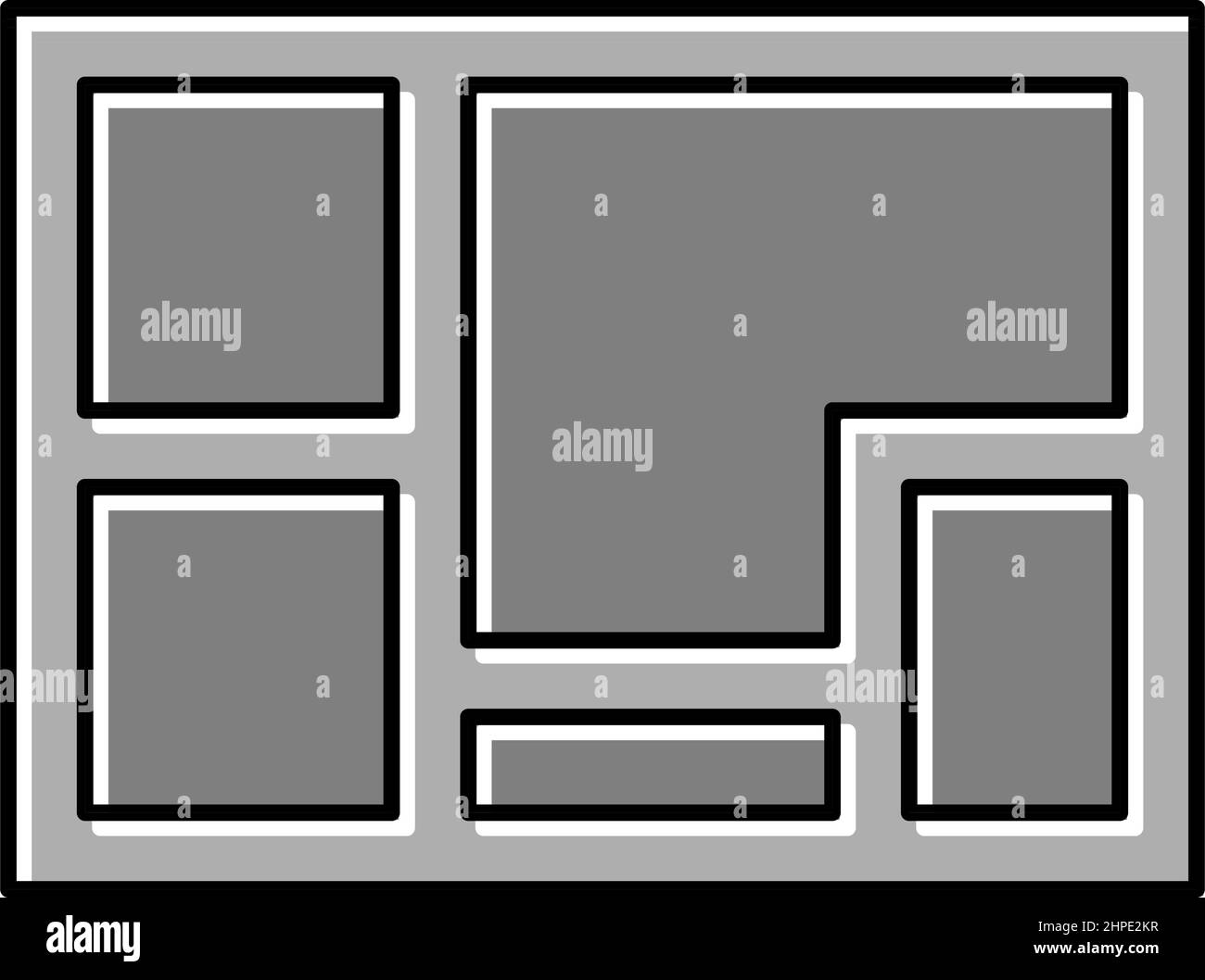 foundation concrete color icon vector illustration Stock Vector Image