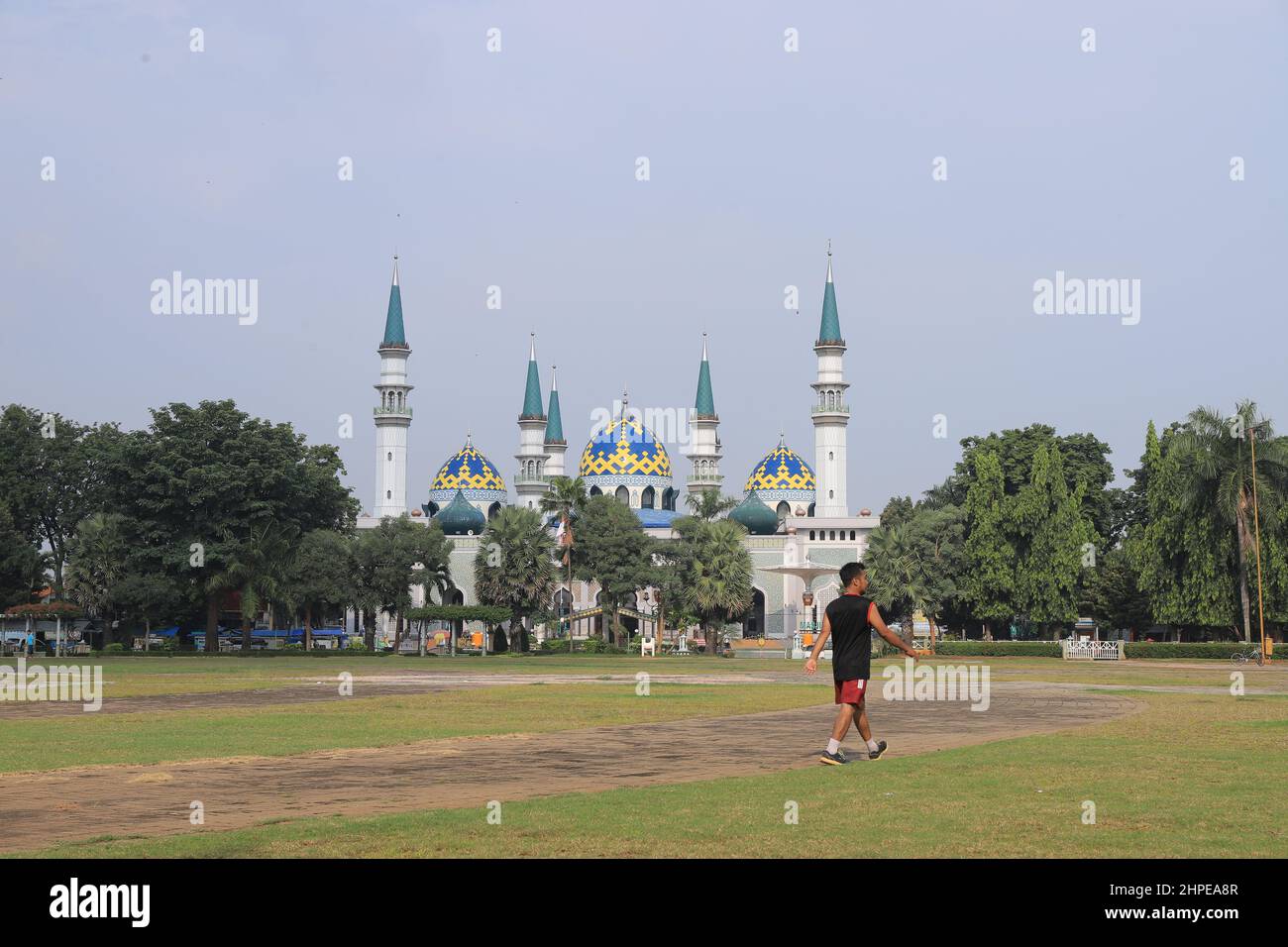 Tuban, Indonesia - January 25, 2022: The Great Mosque of Tuban (Masjid Agung) Stock Photo