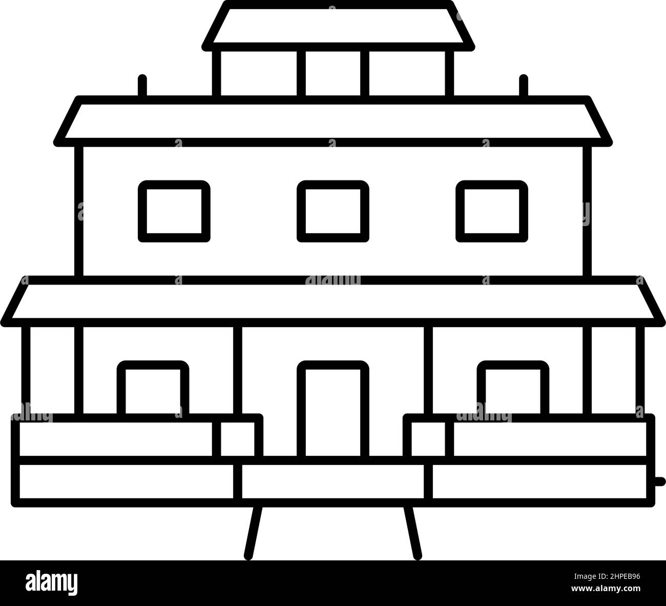 Split Level House Stock Vector Images - Alamy