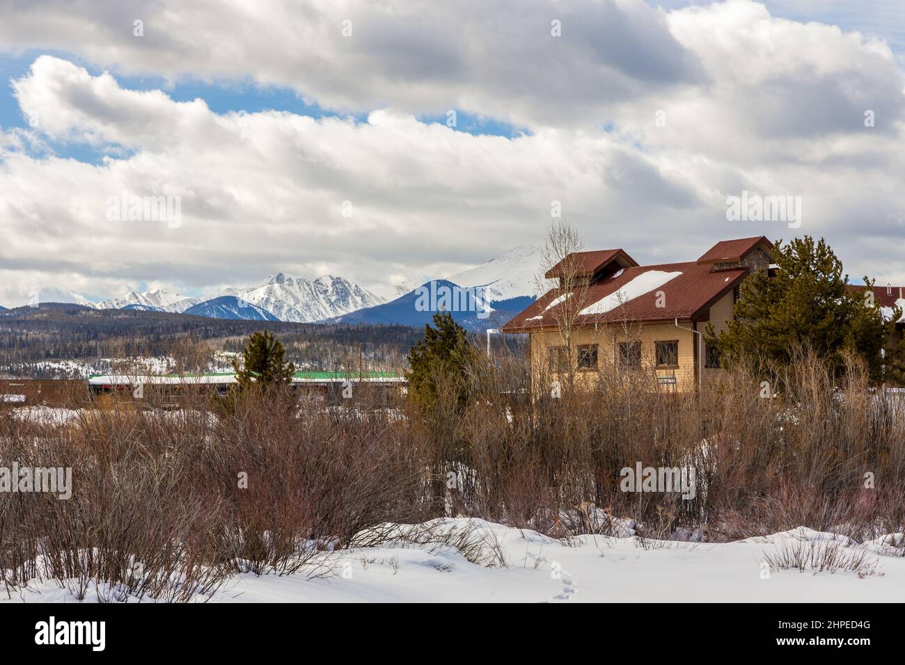 The Natural Beauty of Winter in Fraser, Colorado. Fraser River Trail