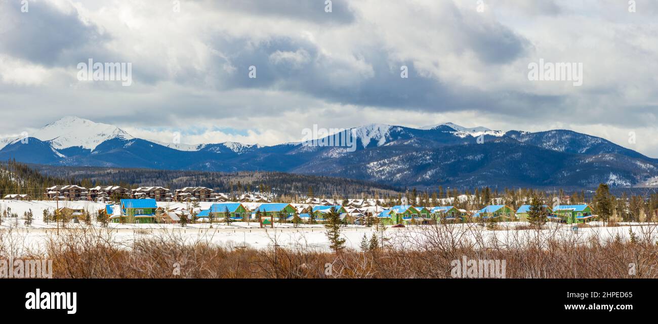 The Natural Beauty of Winter in Fraser, Colorado. Fraser River Trail