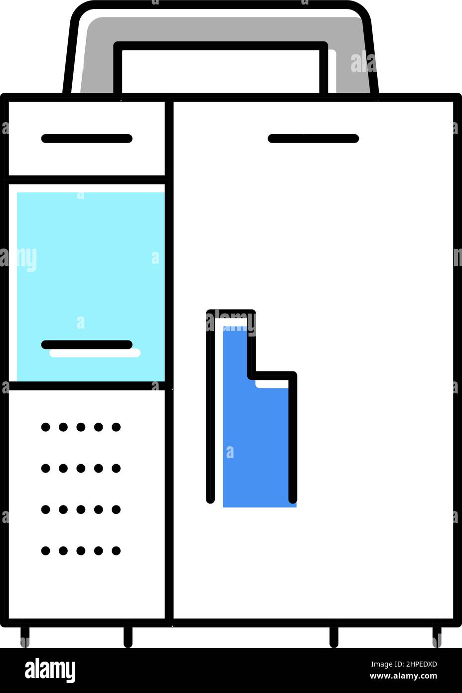 infusion pump color icon vector illustration Stock Vector Image & Art