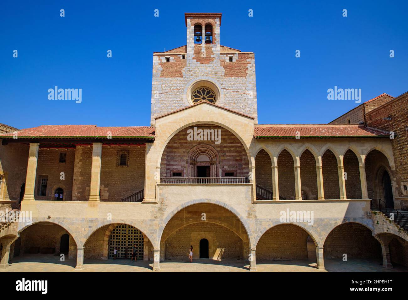 Palace of the Kings of Majorca (Palais des Rois de Majorque), a fortress in Perpignan, France Stock Photo