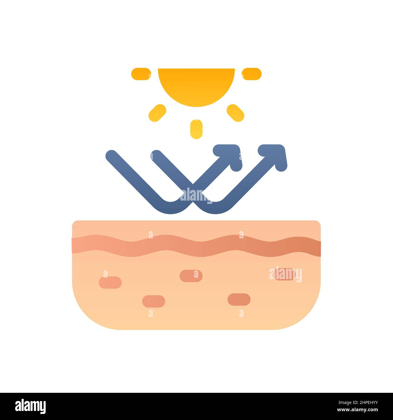 sun protection skin uv dermatology wellness single isolated icon with ...