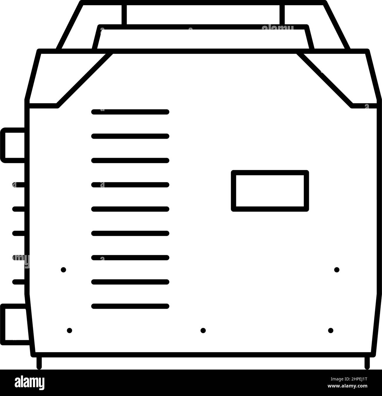 inverter welding line icon vector illustration Stock Vector Image & Art ...