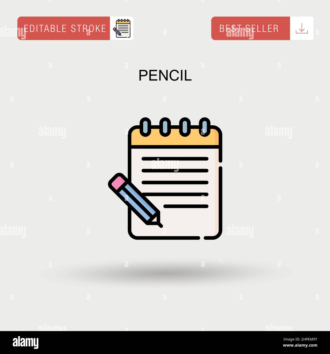 Pencil Drawing Colour Stock Vector Images - Alamy