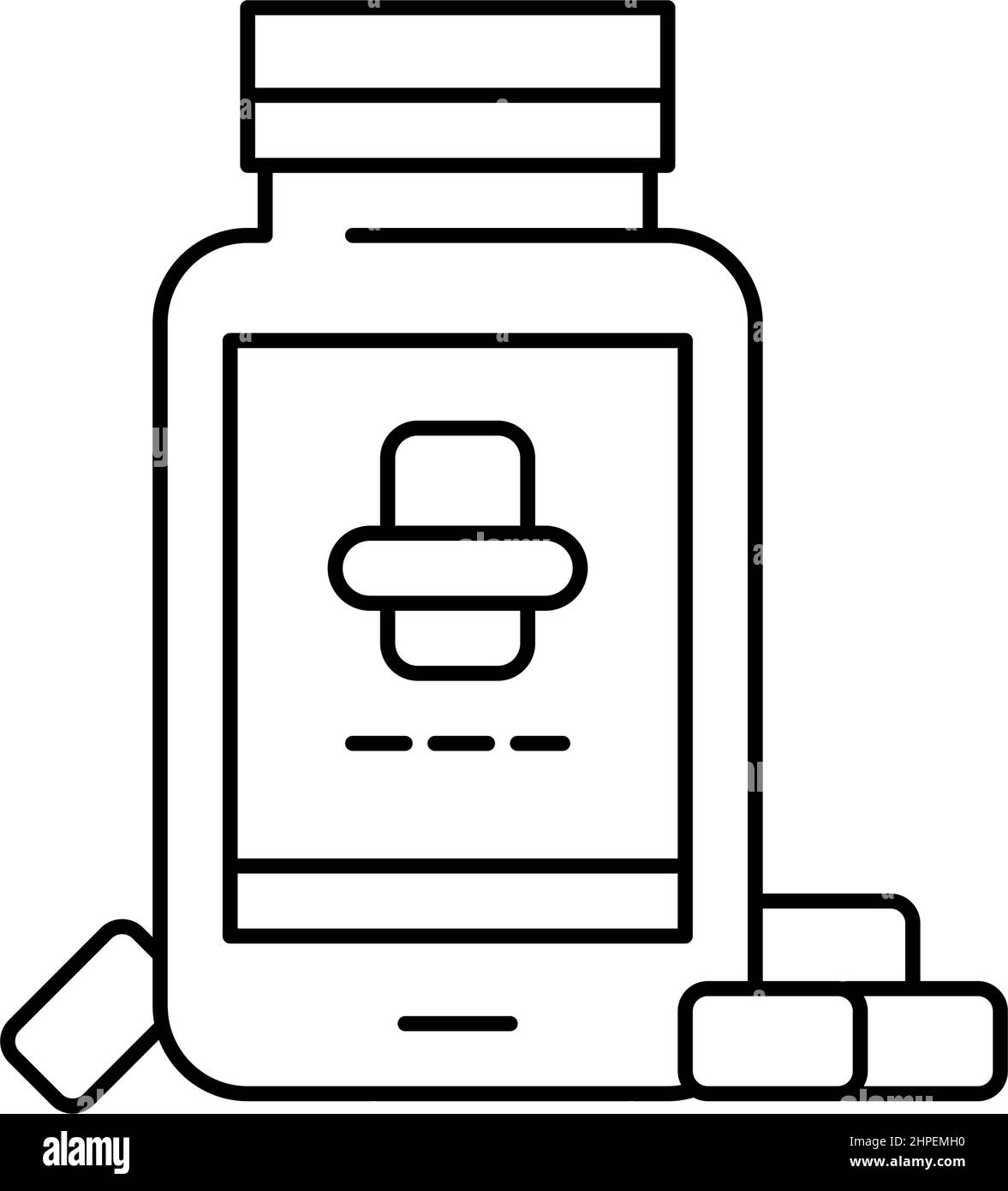 omega 3s dry skin treatment line icon vector illustration Stock Vector