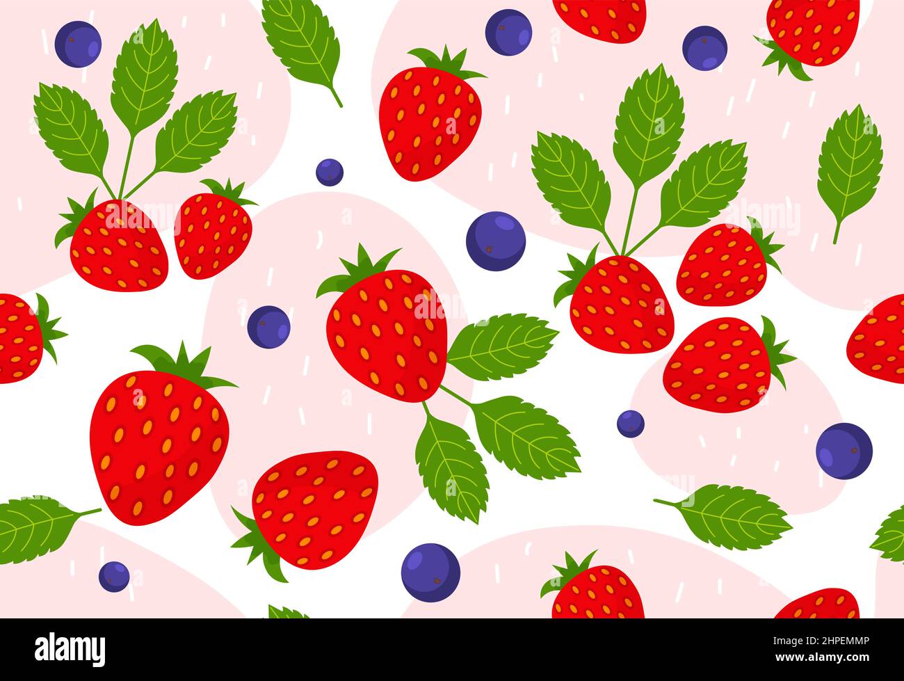 Strawberry seamless pattern Stock Vector Image & Art - Alamy