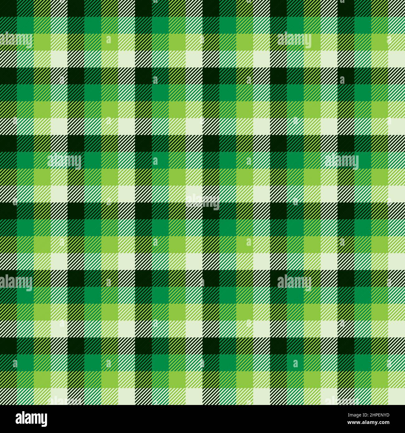 St. Patrick's Day seamless pattern. Tileable vector background in Irish classic style. Stock Vector