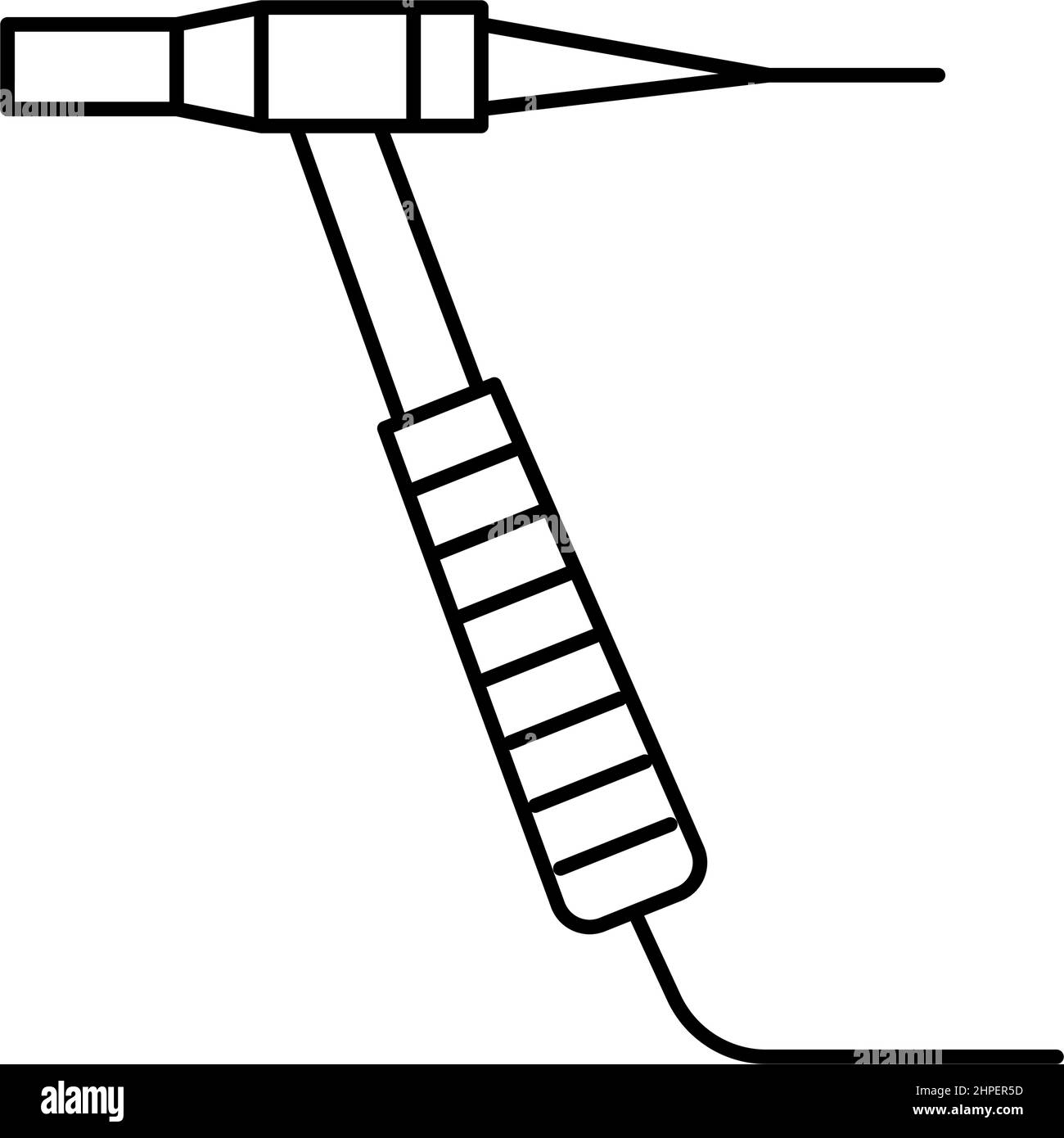 welding machine line icon vector illustration Stock Vector Image & Art ...