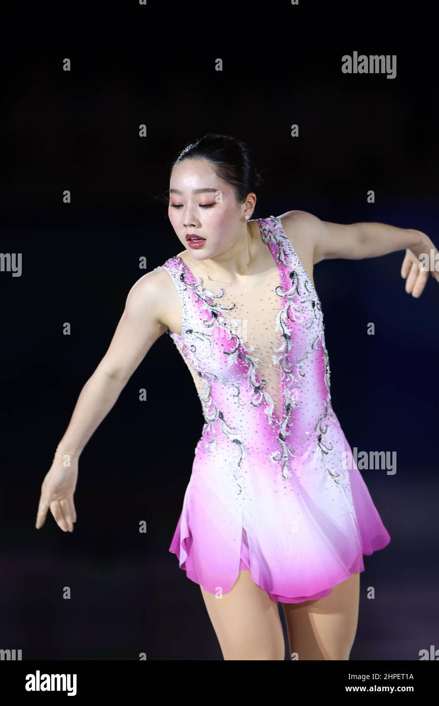 Beijing, China. 20th Feb, 2022. Wakaba Higuchi (JPN) Figure Skating