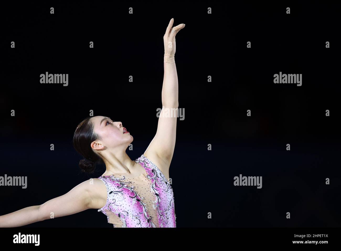 Beijing, China. 20th Feb, 2022. Wakaba Higuchi (JPN) Figure Skating