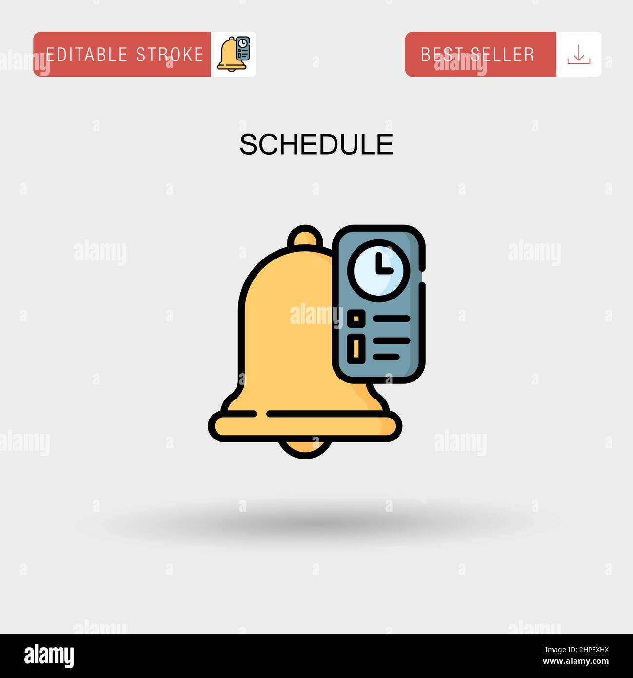 Schedule Simple vector icon Stock Vector Image & Art - Alamy