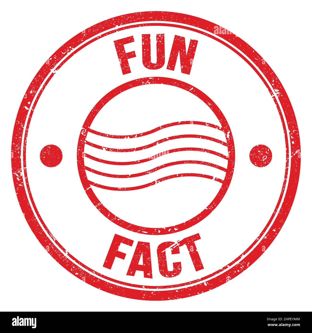 Funfact Sign FUN FACT text written on red round postal stamp sign Stock Photo - Alamy