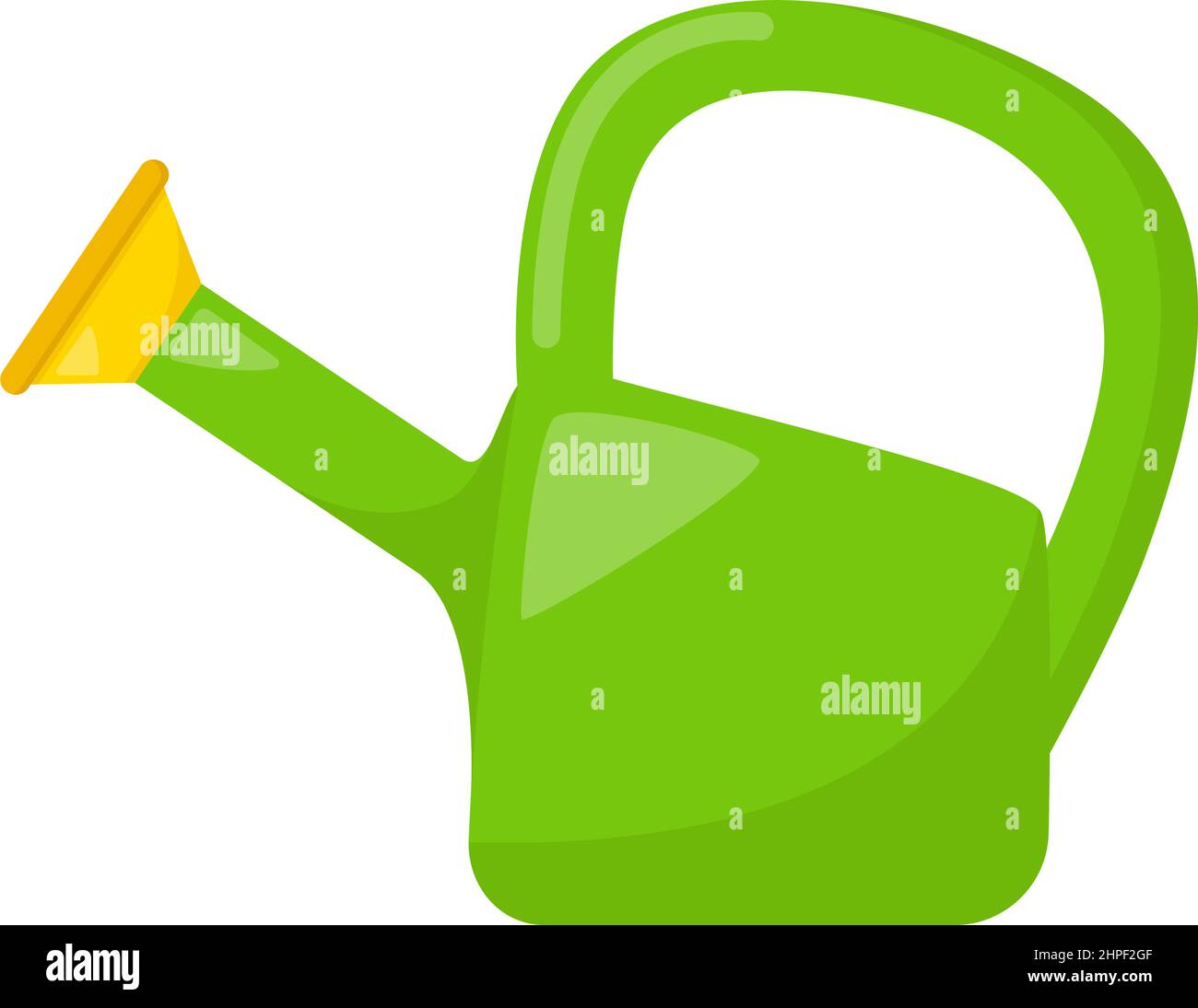 Kid toy watering can, vector illustration Stock Vector