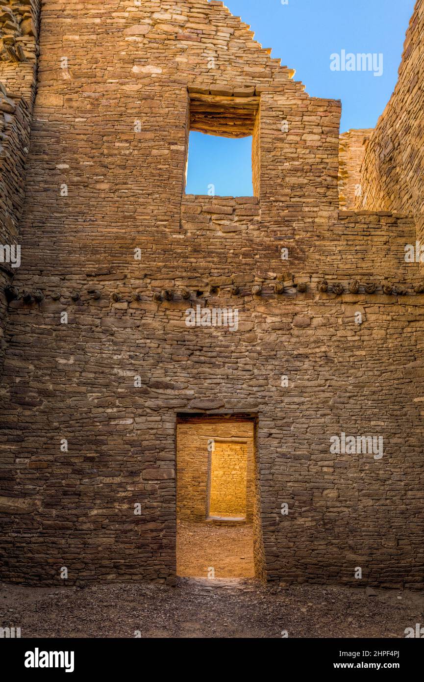 Pueblo Bonito, the ruin of an ancient Ancestral Puebloan Native