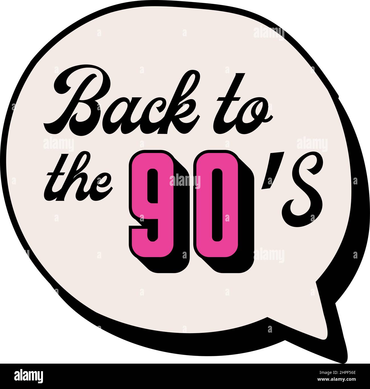 90s fashion back Stock Vector Images - Alamy