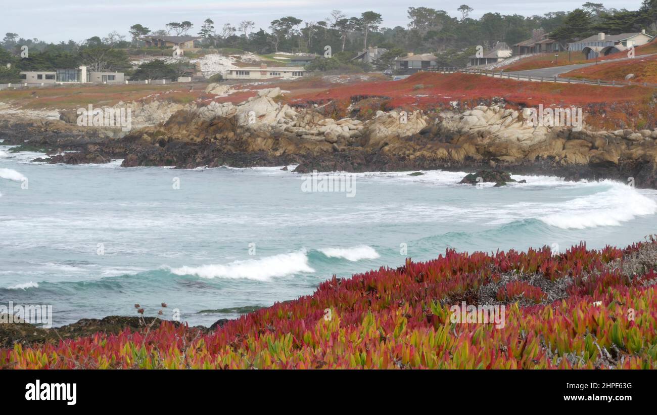 17mile drive, Monterey, California USA. Suburban real estate, houses