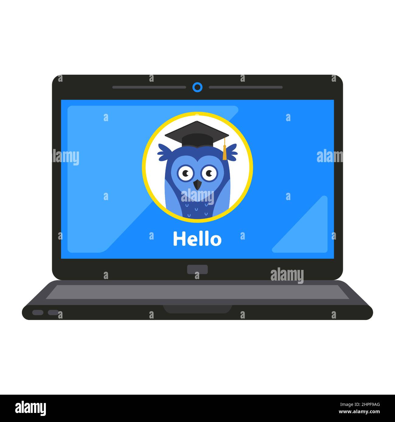 distance learning for children. developmental program on the computer ...