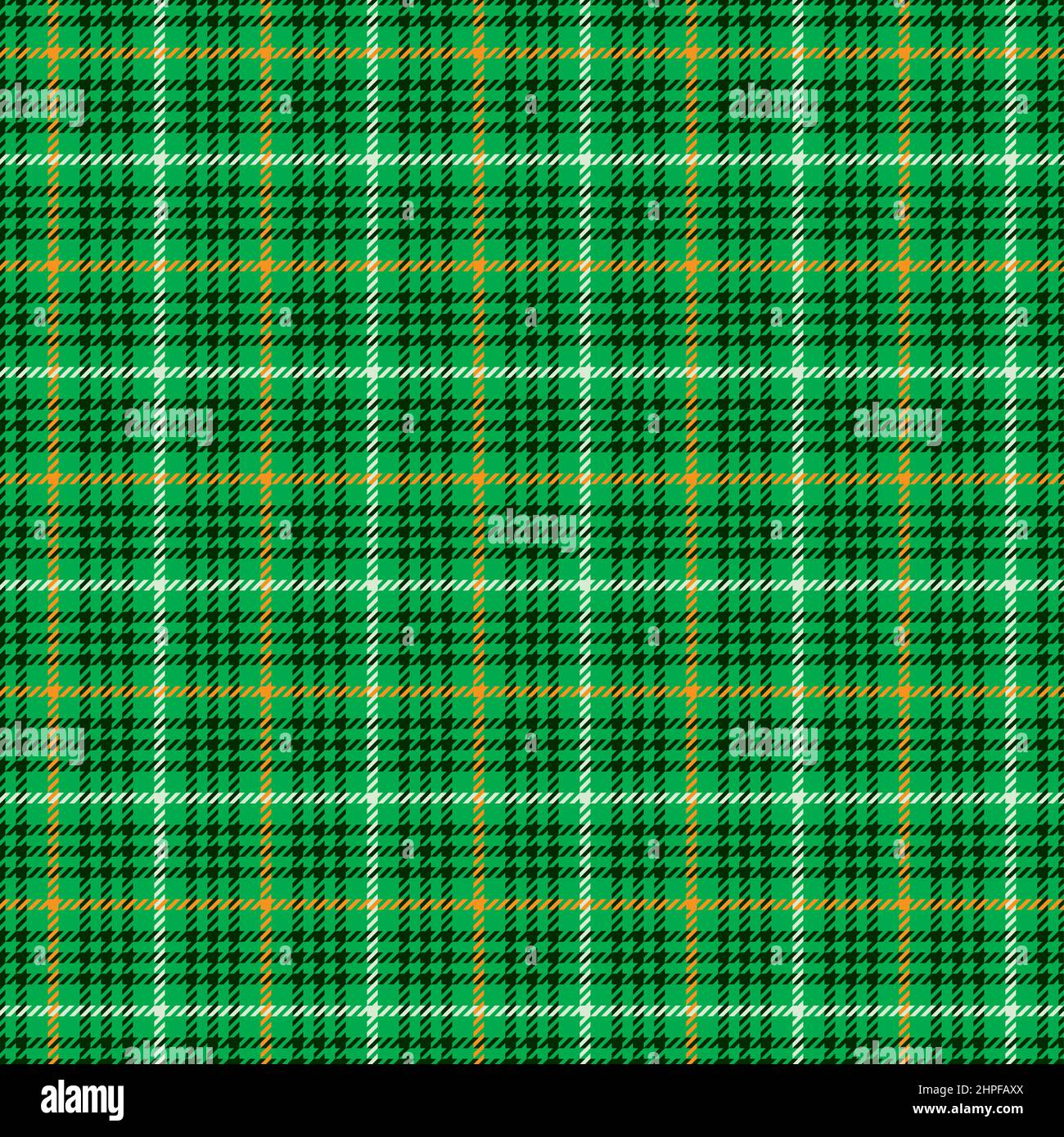St. Patrick's Day seamless pattern. Tileable vector background in Irish classic style. Stock Vector