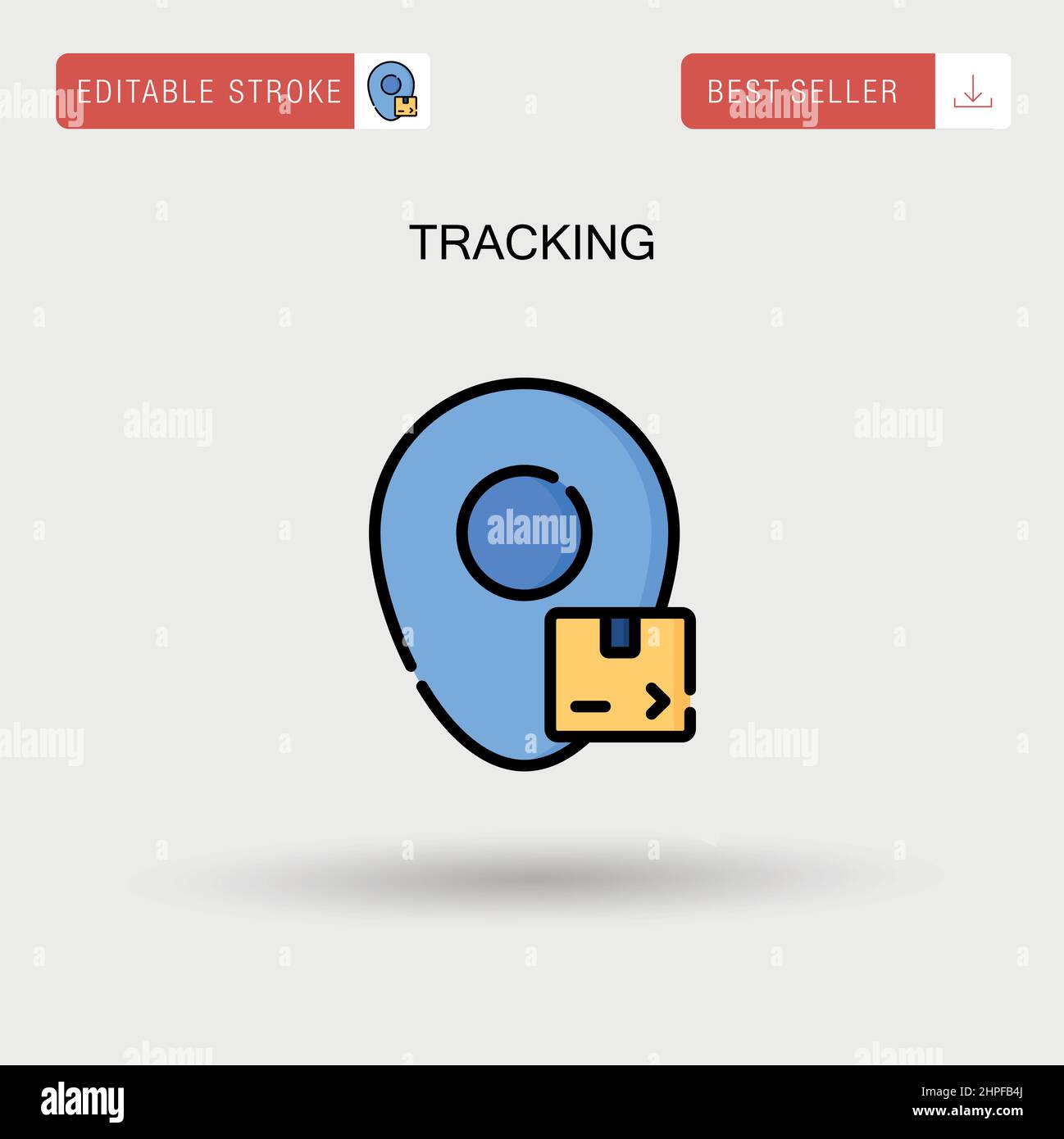 Tracking Simple vector icon Stock Vector Image & Art - Alamy