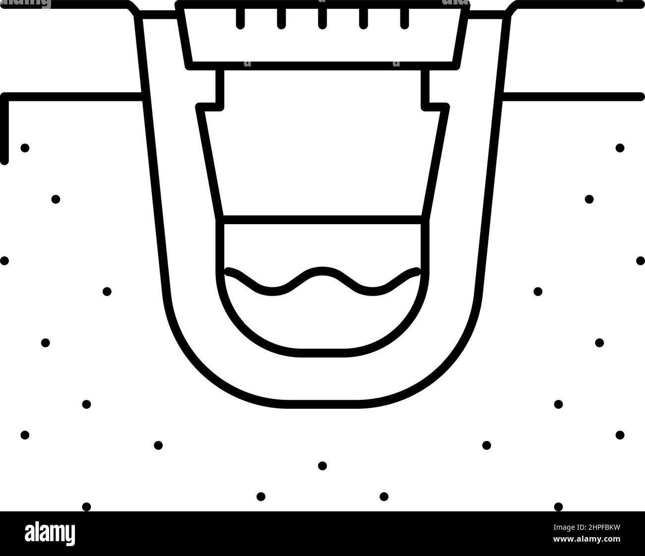 Highway drainage system Stock Vector Images - Alamy