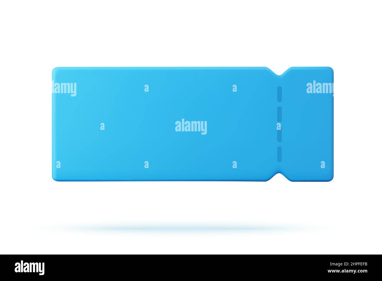 3d render coupon Stock Vector