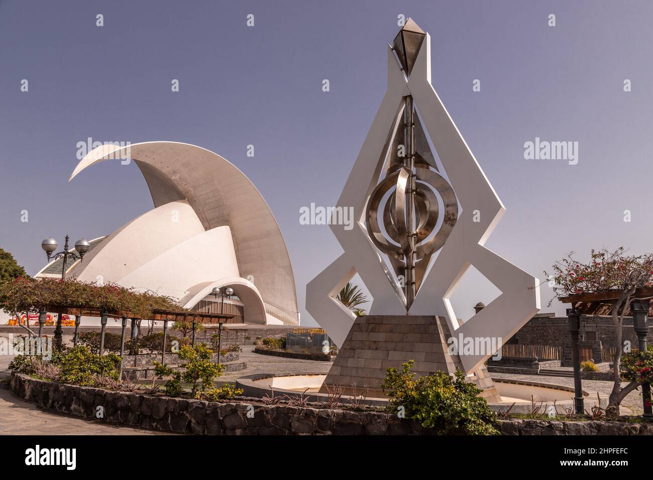 Auditorio de Tenerife at Santa Cruz de Tenerife, Tenerife, Canary Islands Stock Photo