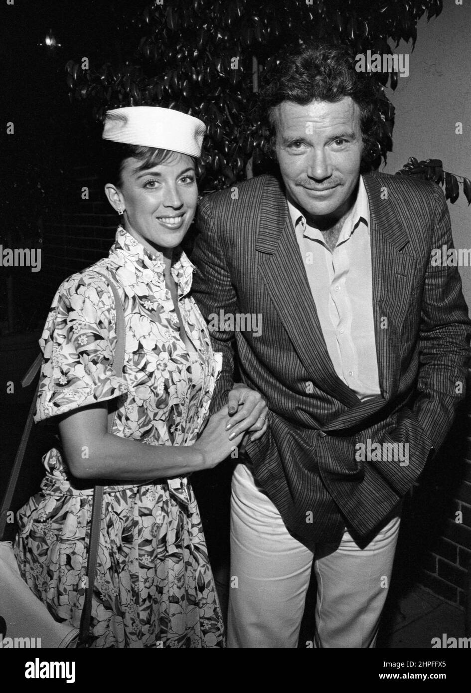 William Shatner and wife Marcy Shatner Circa 1980's Credit Ralph