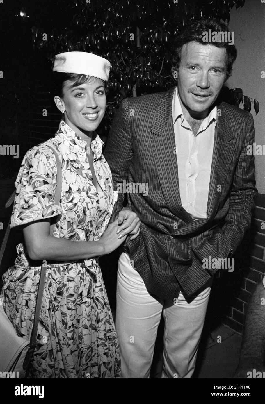 William Shatner and wife Marcy Shatner Circa 1980's Credit Ralph