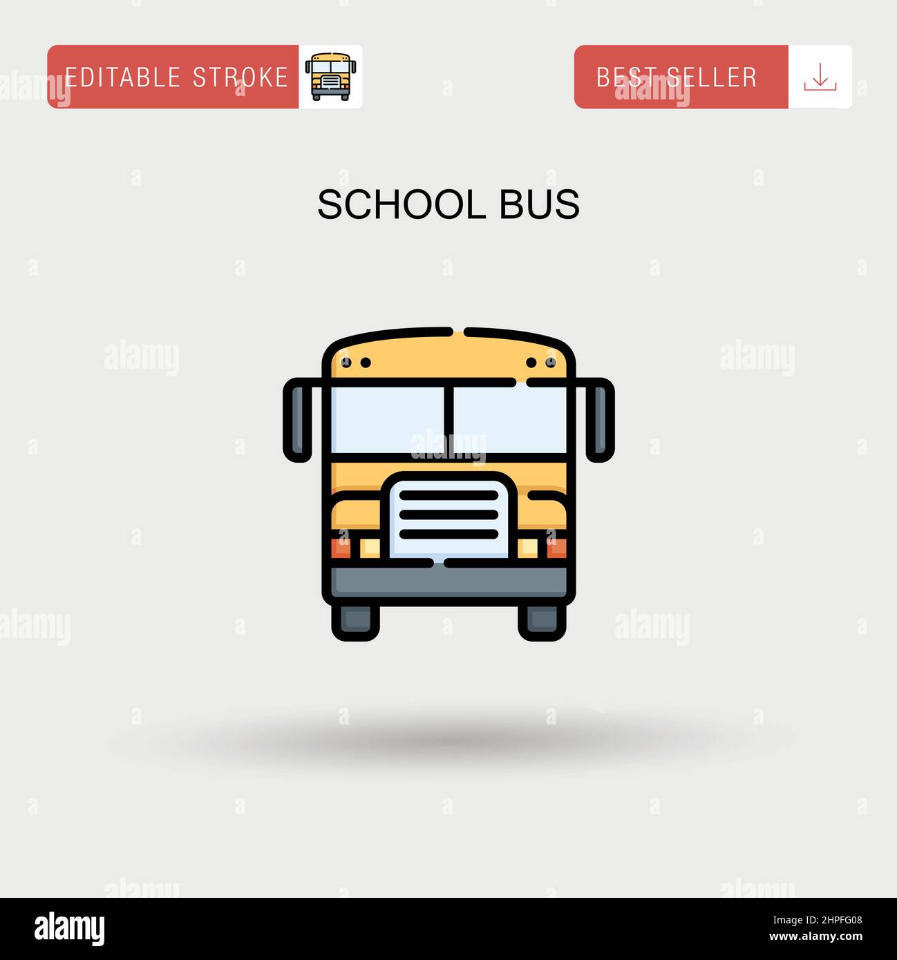 Simple bus hi-res stock photography and images - Alamy