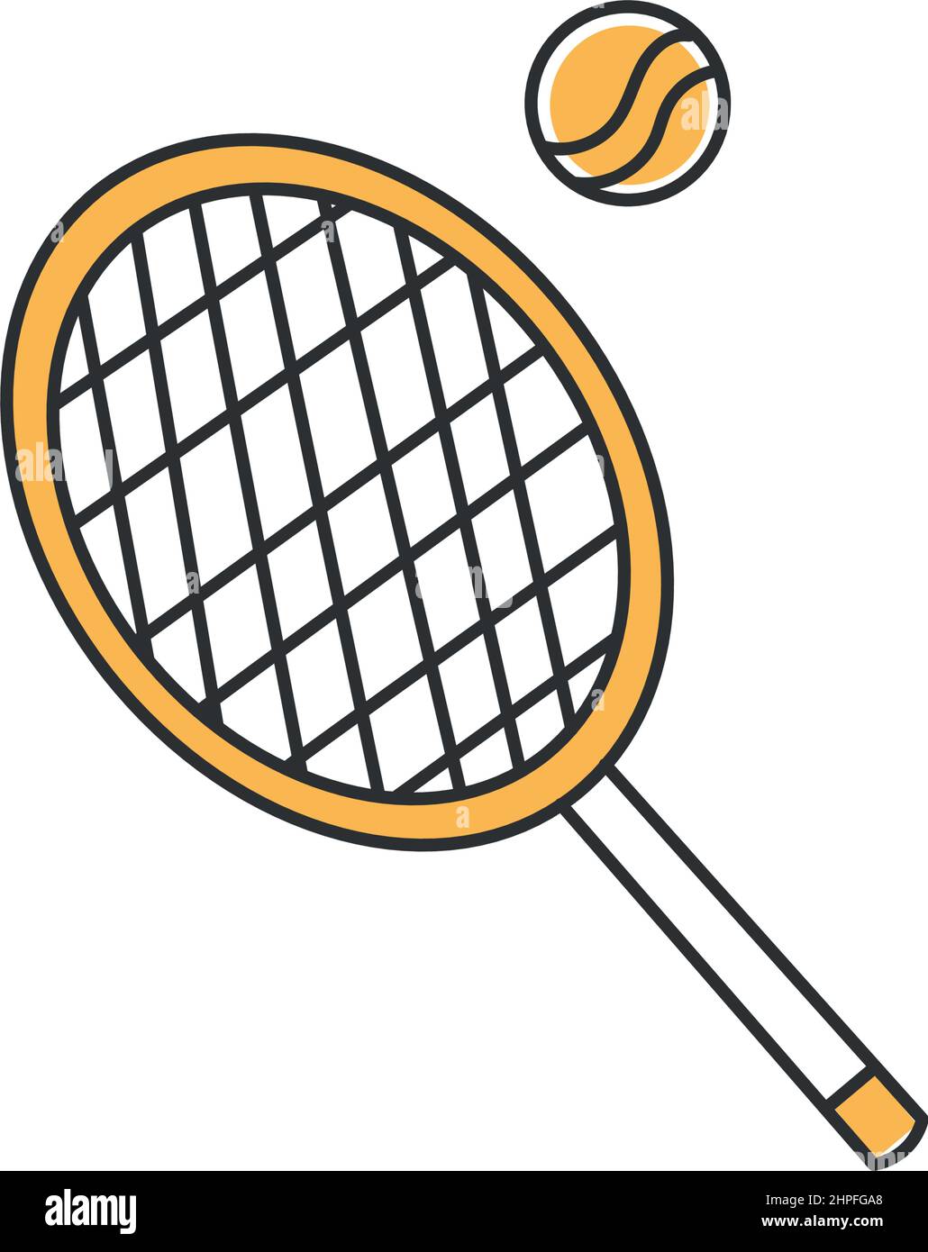 Tennis thin line trendy icon isolated on white background - Vector ...