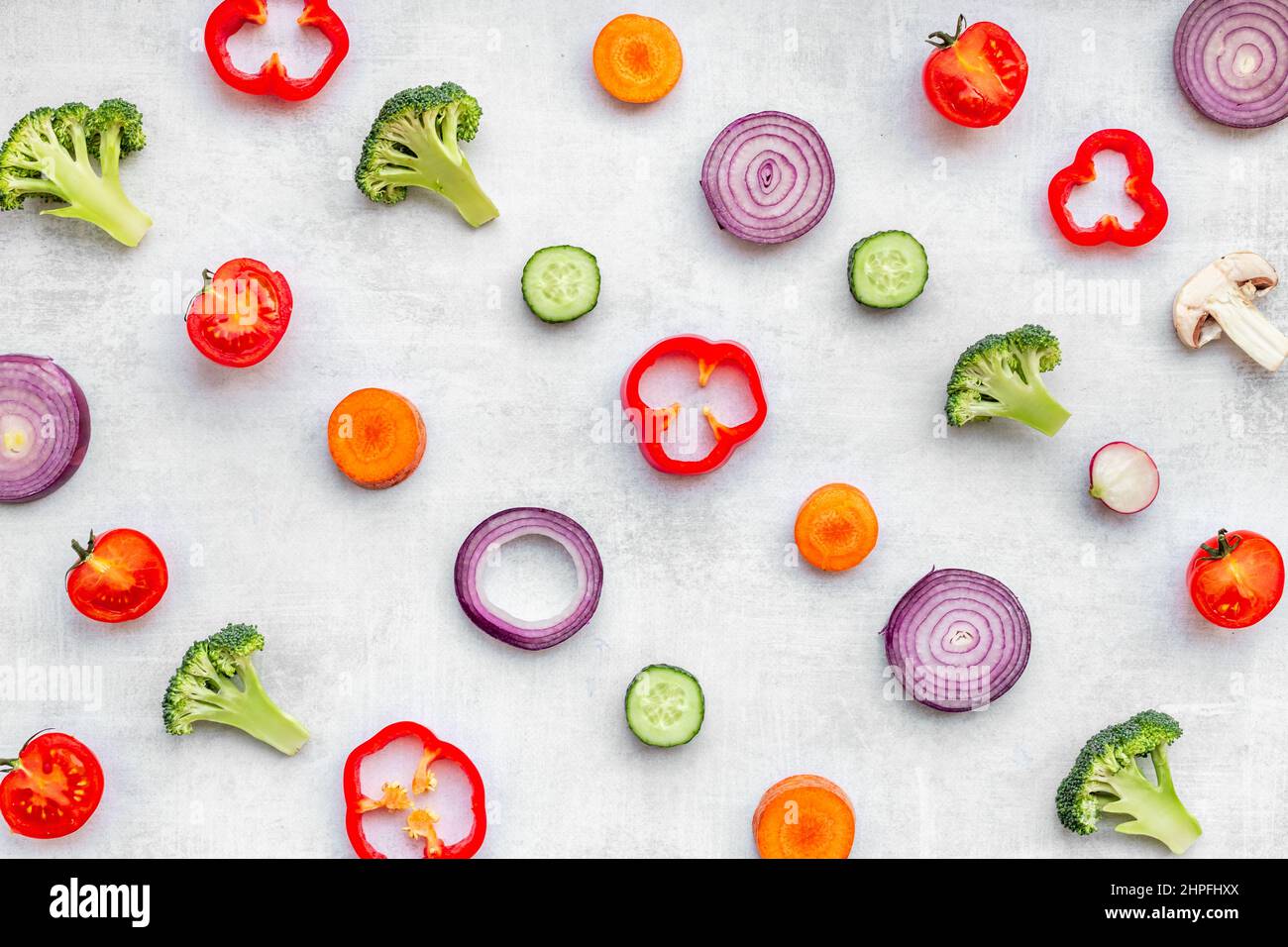 Ingredients Seamless Pattern Seamless vegetable pattern hi-res stock photography and images - Alamy